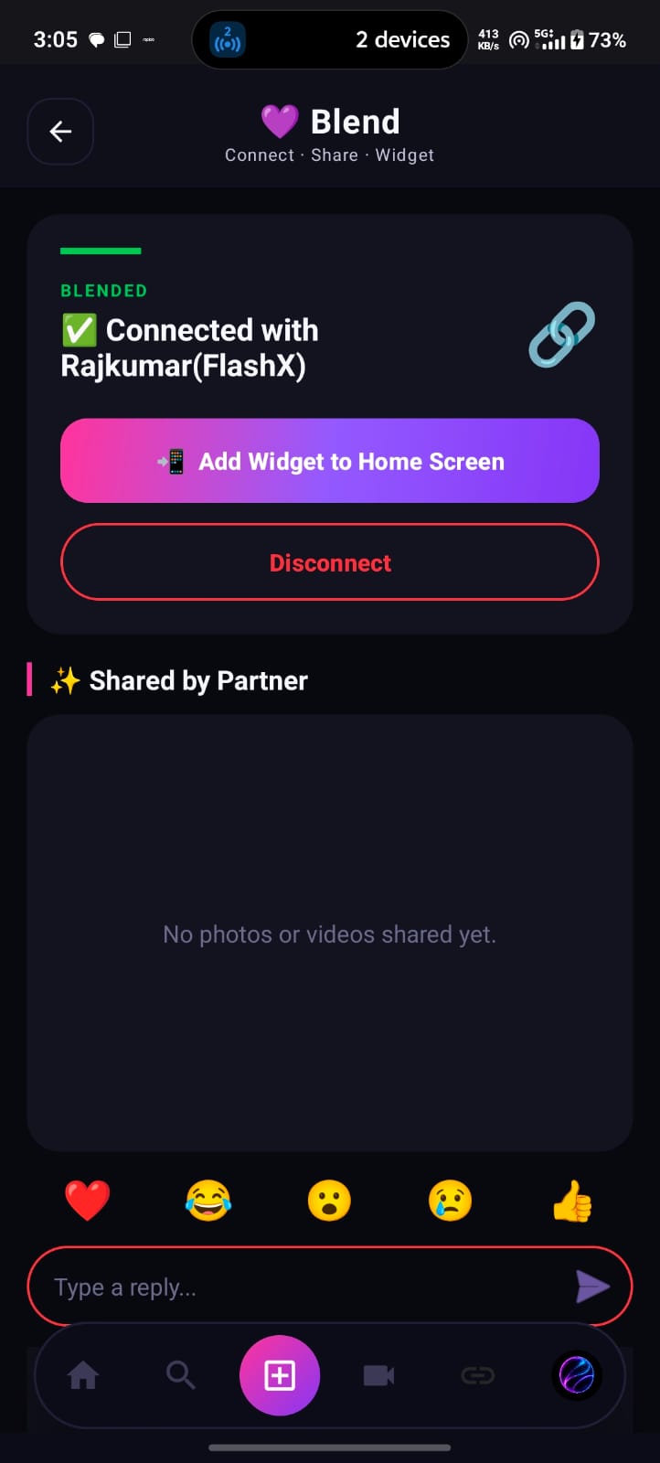Blend Feature
